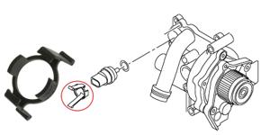 WATER PUMP TEMPERATURE SENSOR CLIP