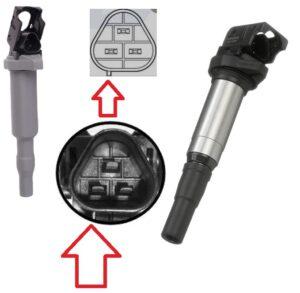 IGNITION COIL (3-PIN, LEFT GUIDE)