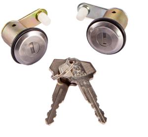 DOOR LOCK BARREL - LH/RH KEY FRONT 2PCS